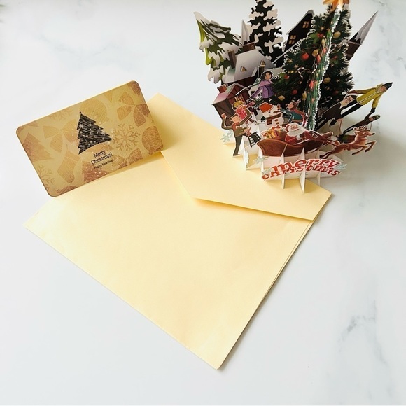 NWT 3D Pop Up Laser Cut Christmas Card Ornament Holiday - Picture 4 of 10